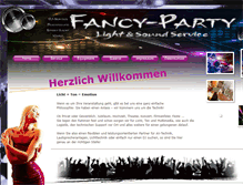 Tablet Screenshot of fancy-party.de